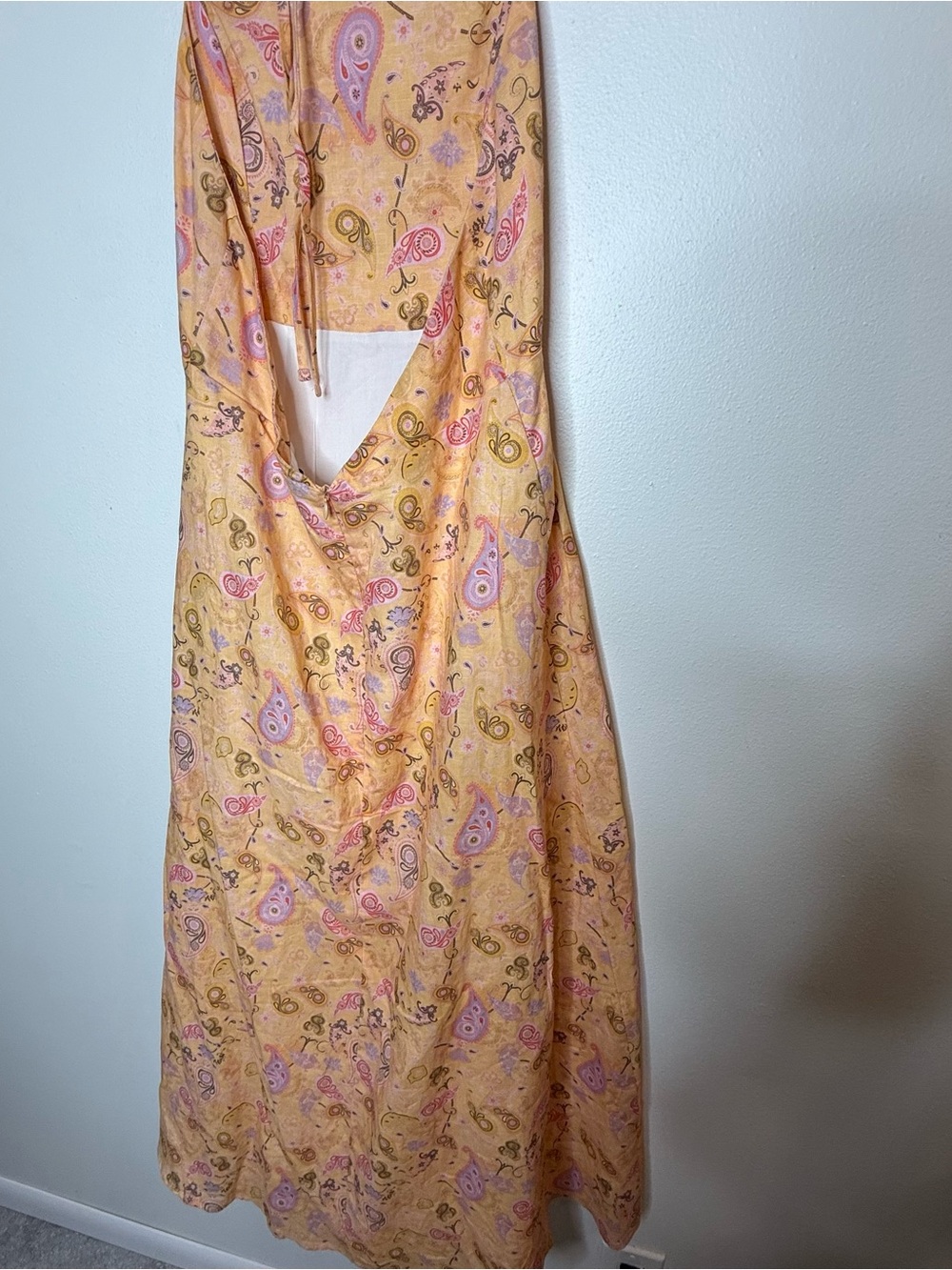 Charlie Holiday Maple Halter Maxi paisley floral summery print linen cotton 6 - Picture 12 of 14